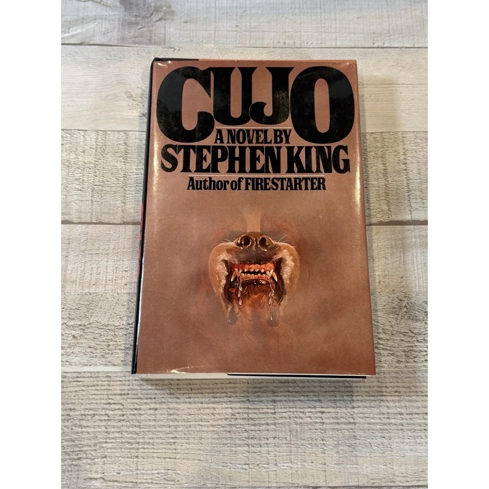 Stephen King Cujo 1981 Viking Hardcover Book Club Edition Dust Jacket Horror